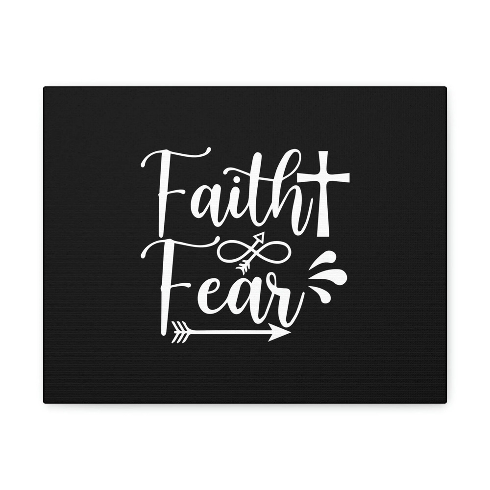 Scripture Walls Isaiah 41:10 Faith And Fear Cross Bible Verse Canvas Christian